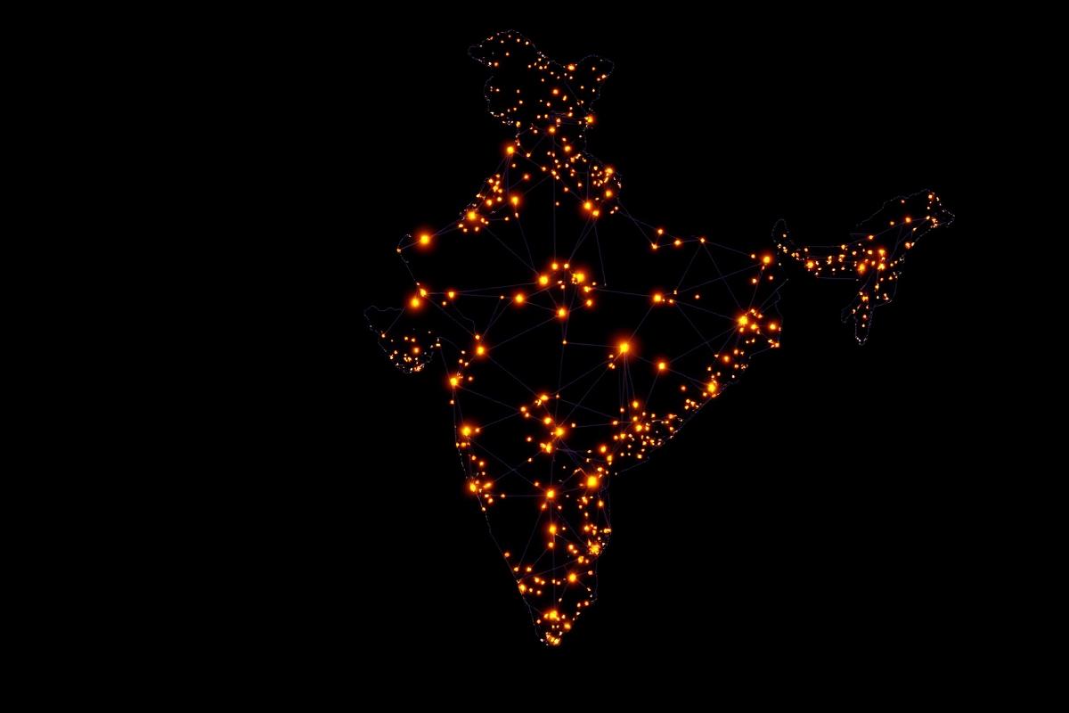 Data visualisation of studio and field recording coverage across India — recording coverage across 20 Indian cities
