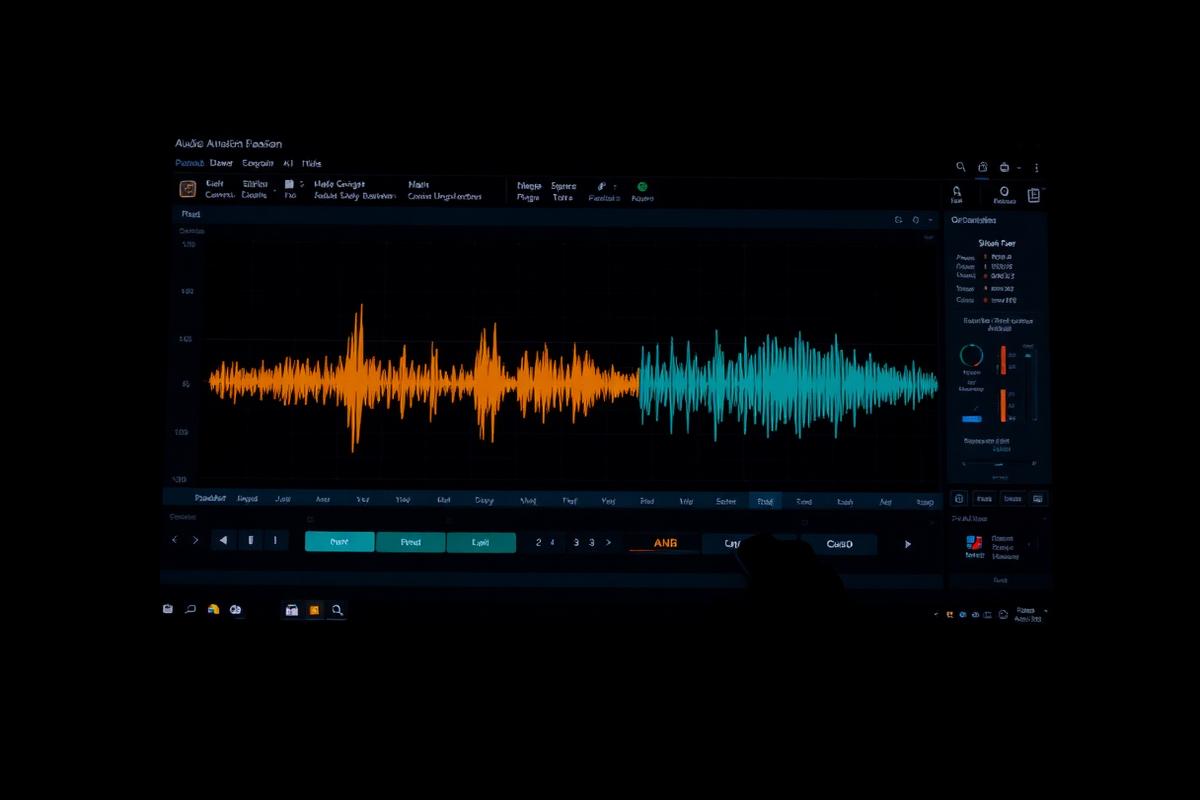 Annotator labelling audio segments and speaker turns
