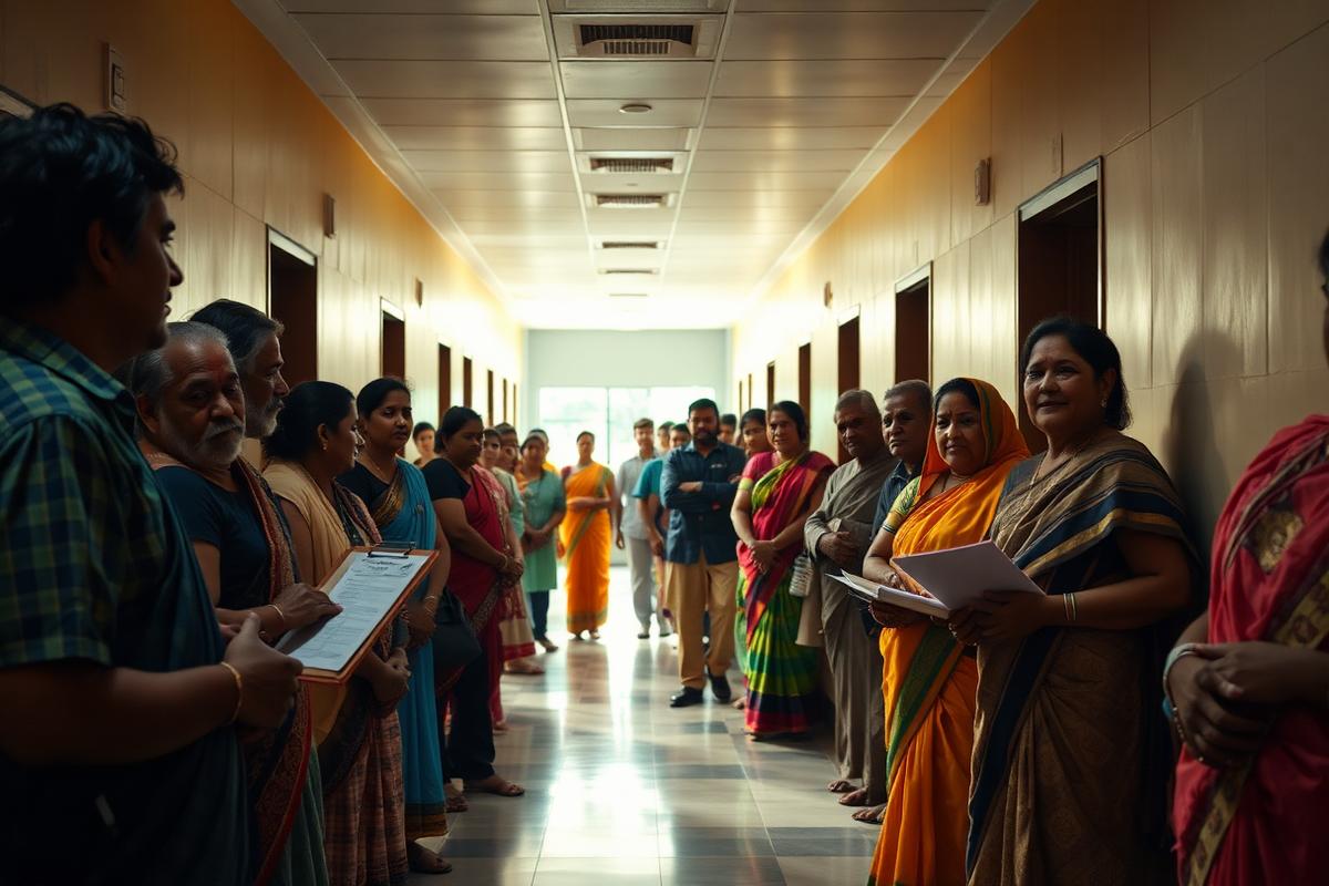 Diverse Indian speakers waiting for multilingual data collection sessions